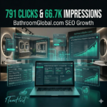 BathroomGlobal.com SEO Case Study: 791 Clicks & 66.7K Impressions